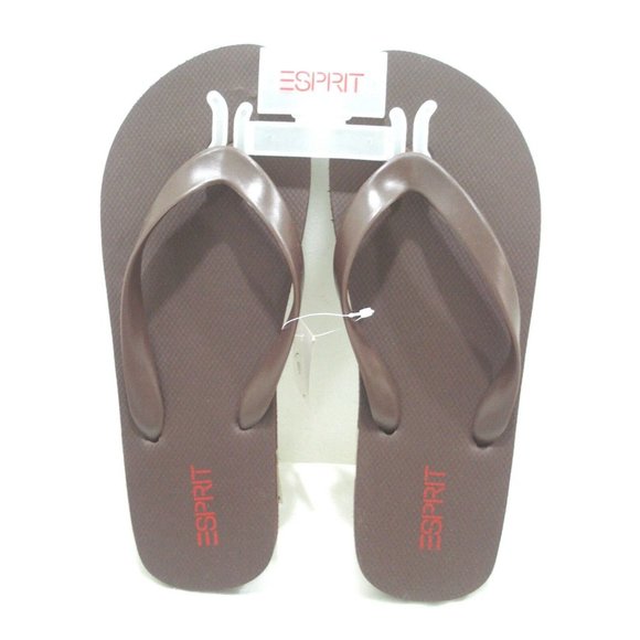 Esprit Other - ESPRIT Men's Caribbean Shoes Sandals Flip Flop Dark Brown Size 11 New